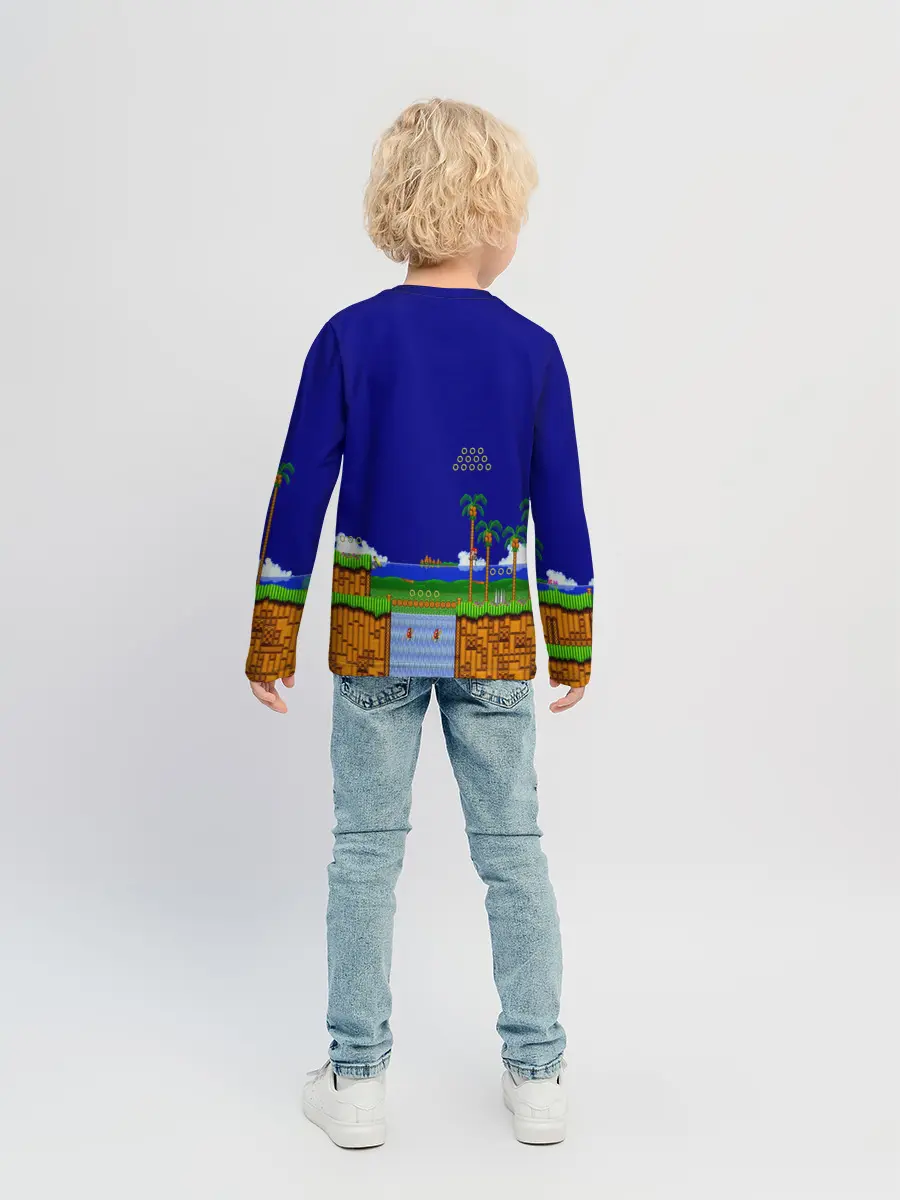 Детский лонгслив / Sonic.