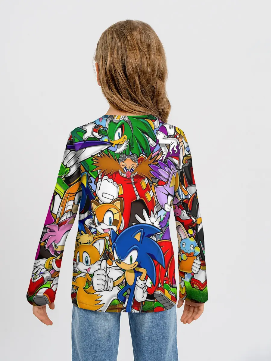 Детский лонгслив / Sonic.