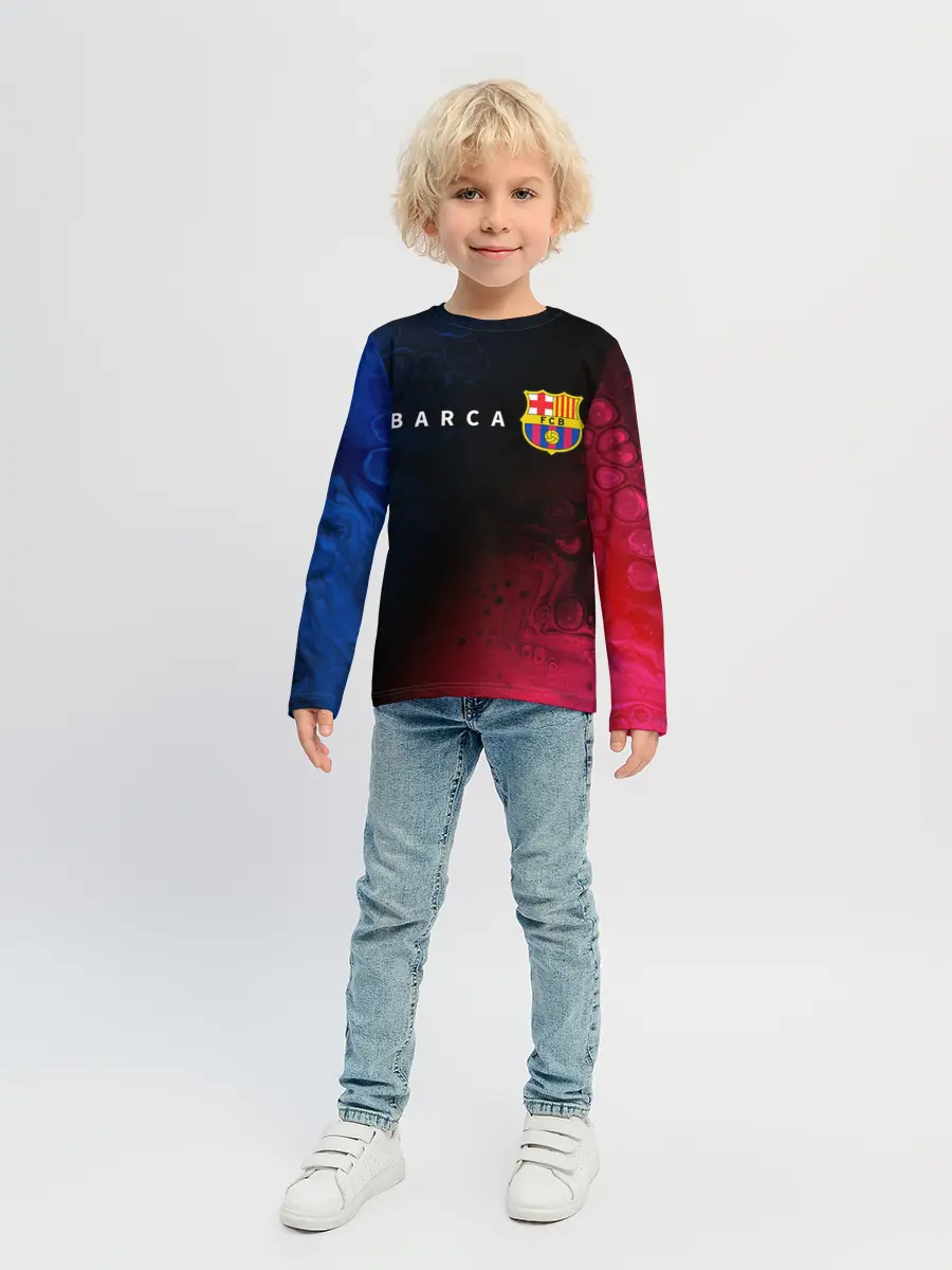 Детский лонгслив / BARCELONA / БАРСЕЛОНА