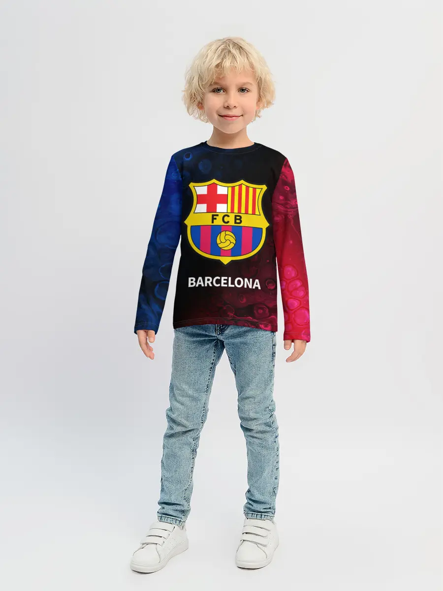 Детский лонгслив / BARCELONA / БАРСЕЛОНА
