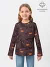 Детский лонгслив / Хэллоуиновский кот