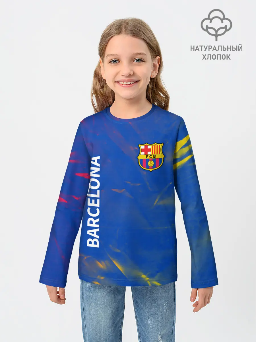 Детский лонгслив / BARCELONA / БАРСЕЛОНА