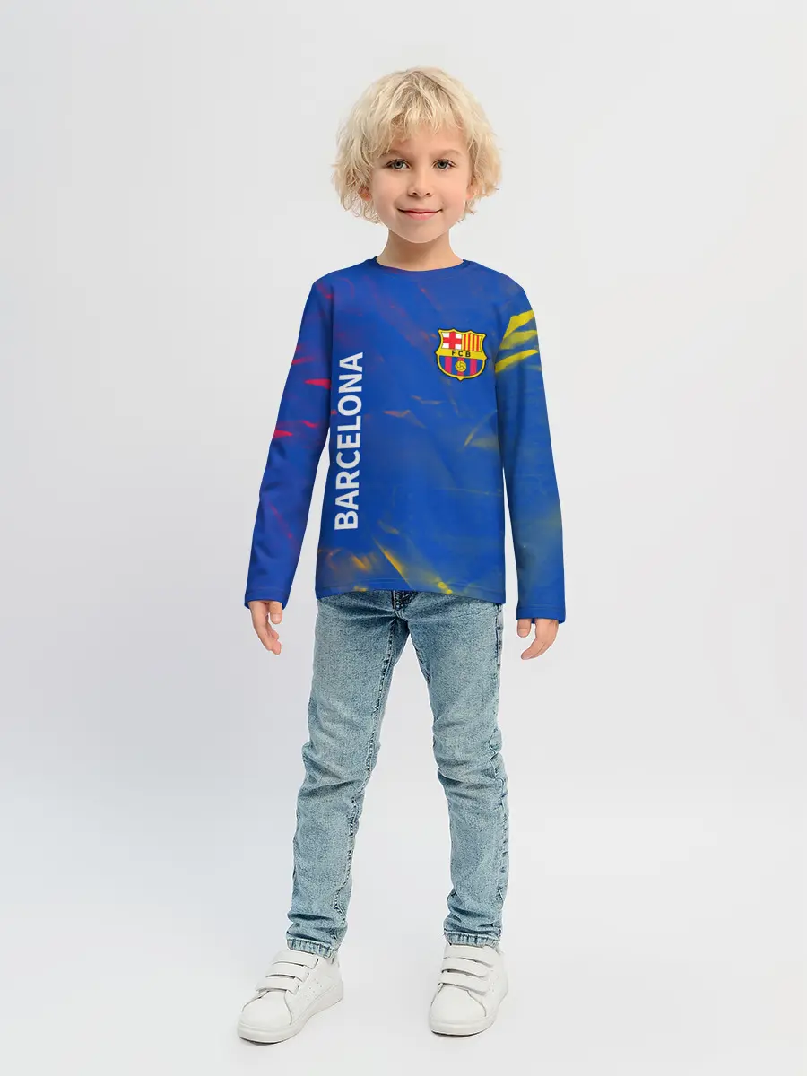 Детский лонгслив / BARCELONA / БАРСЕЛОНА