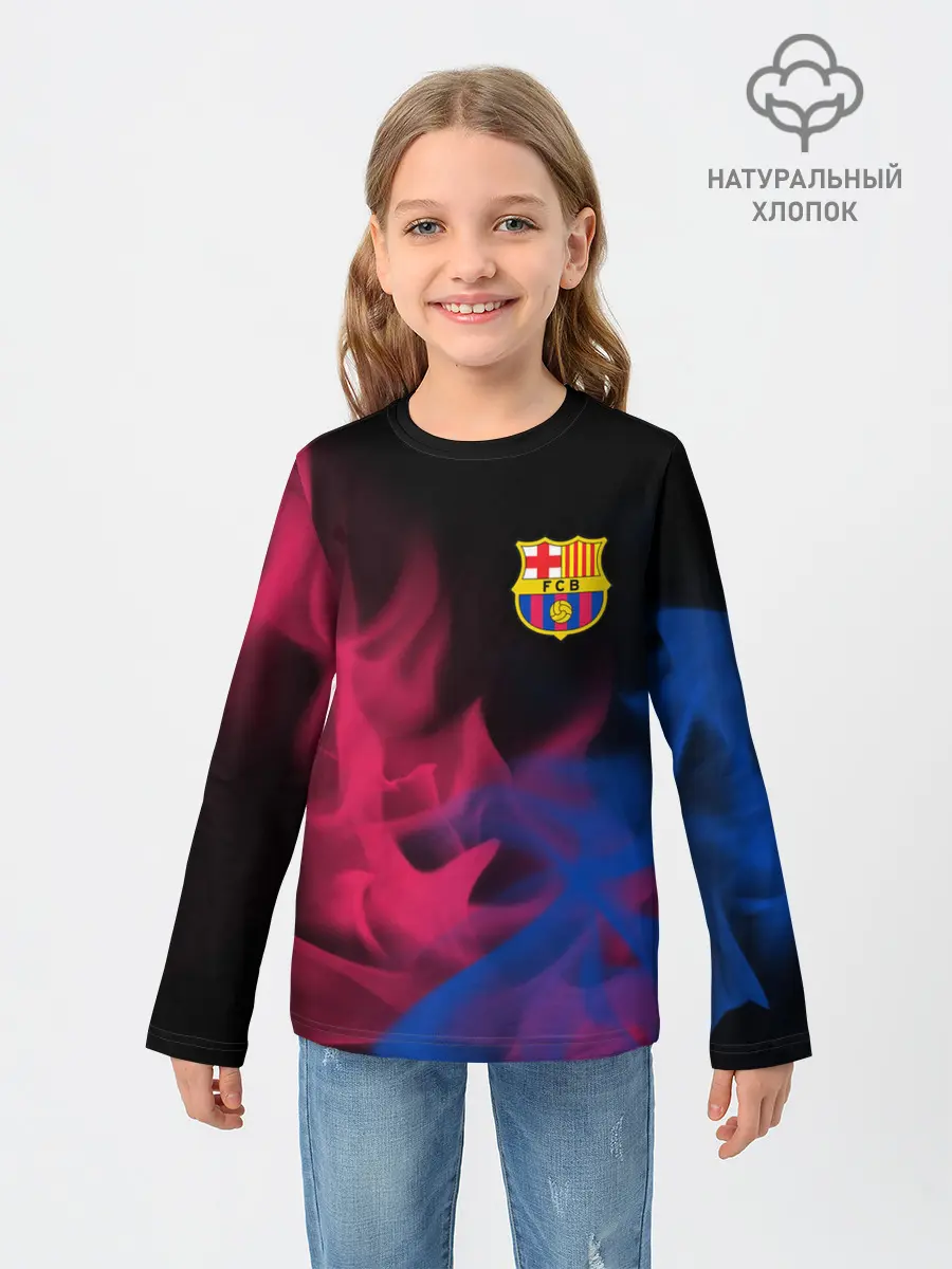 Детский лонгслив / BARCELONA / БАРСЕЛОНА