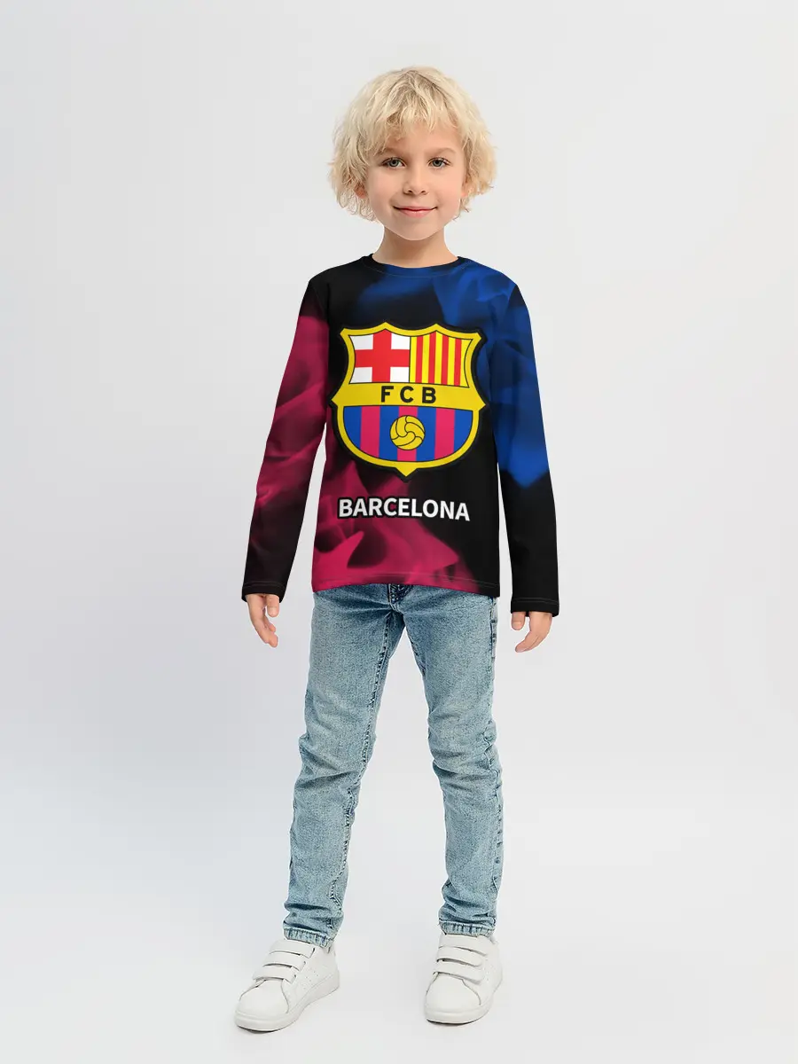 Детский лонгслив / BARCELONA / БАРСЕЛОНА