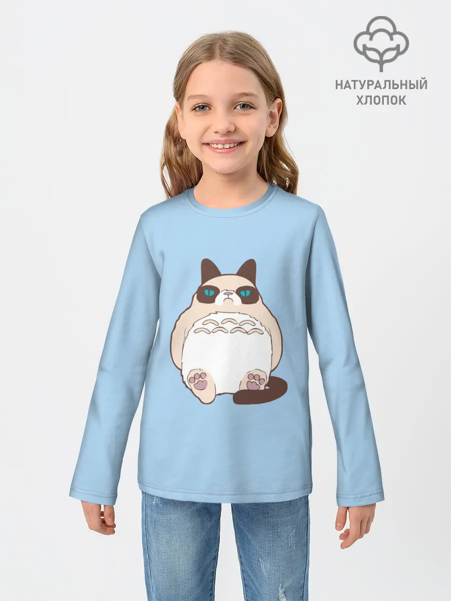 Детский лонгслив / Тоторный кот