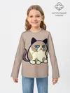 Детский лонгслив / Великий Grumpy Cat