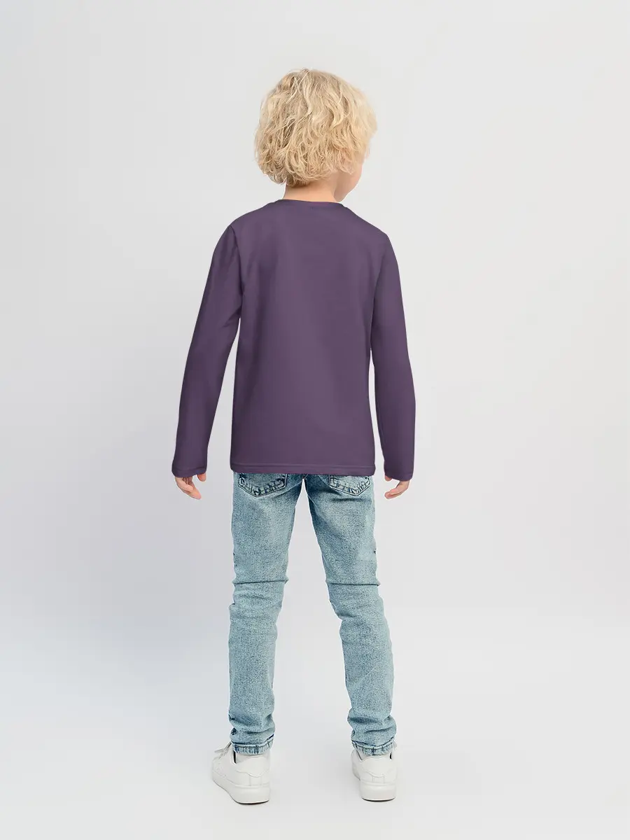 Детский лонгслив / Довольный кот