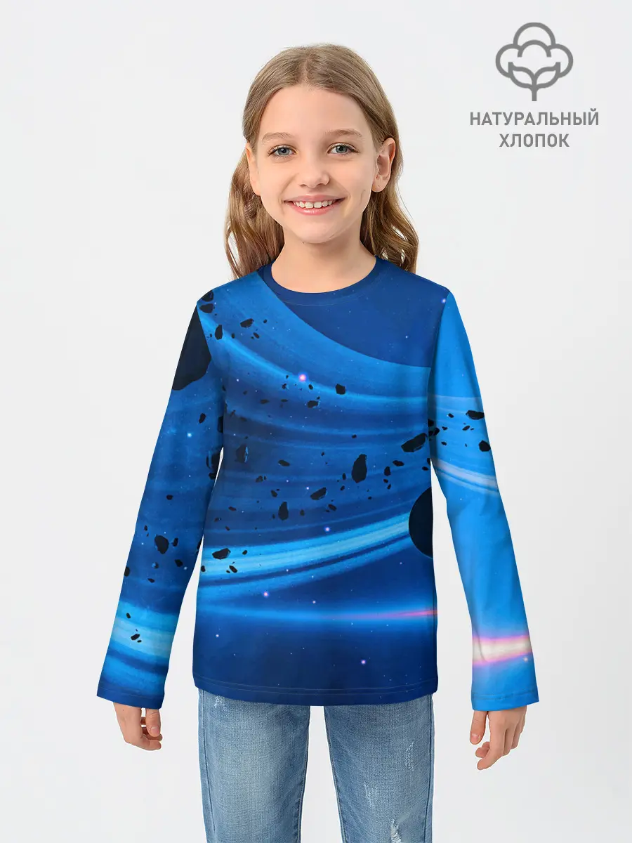 Детский лонгслив / Space
