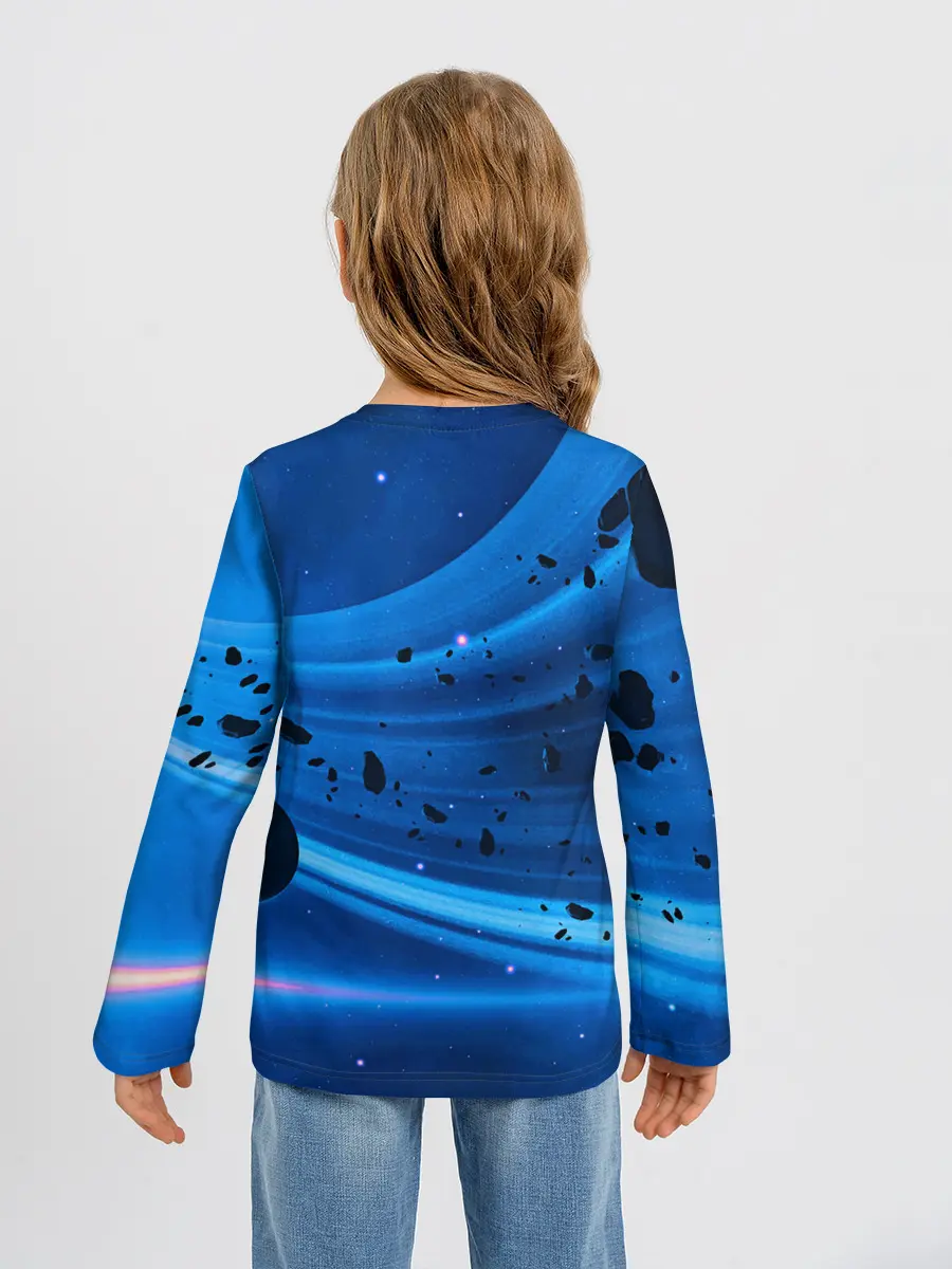 Детский лонгслив / Space