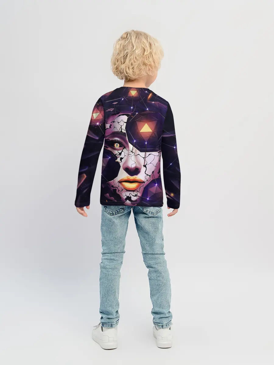 Детский лонгслив / Лицо