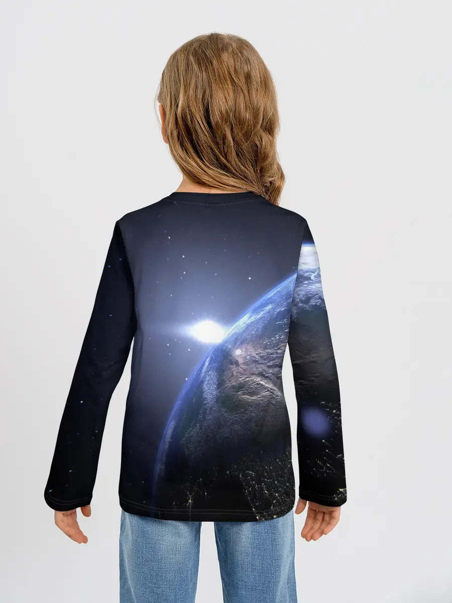 Детский лонгслив / Earth