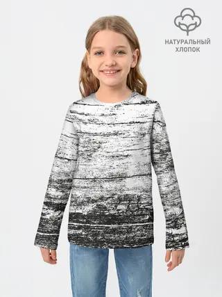 Детский лонгслив / Деревянный