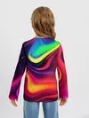 Детский лонгслив / Неоновые пятна