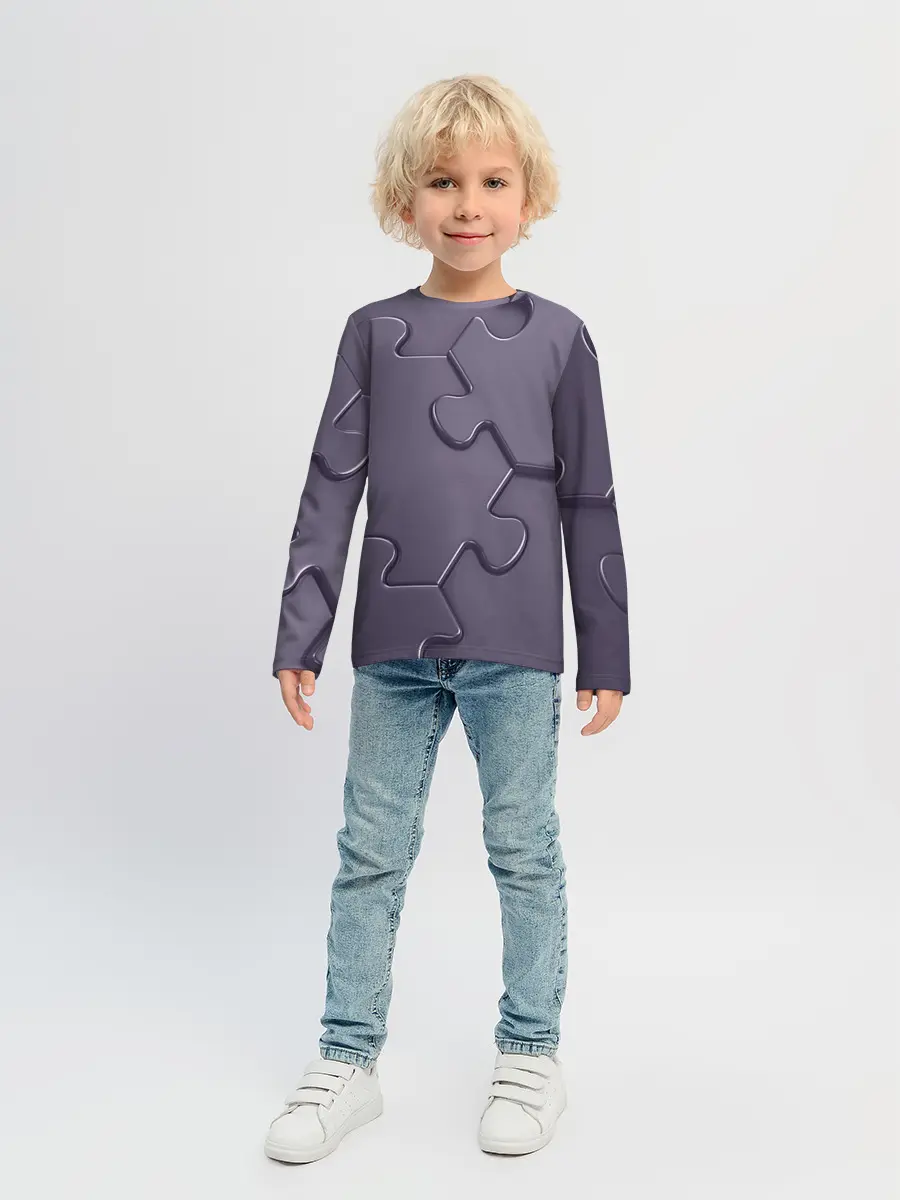 Детский лонгслив / Puzzles