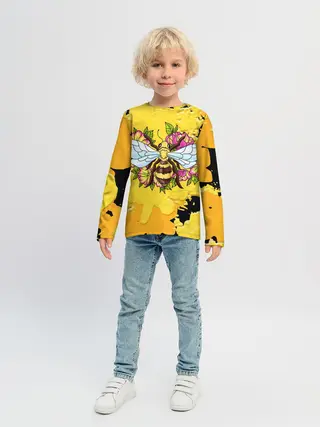 Детский лонгслив / Пчела