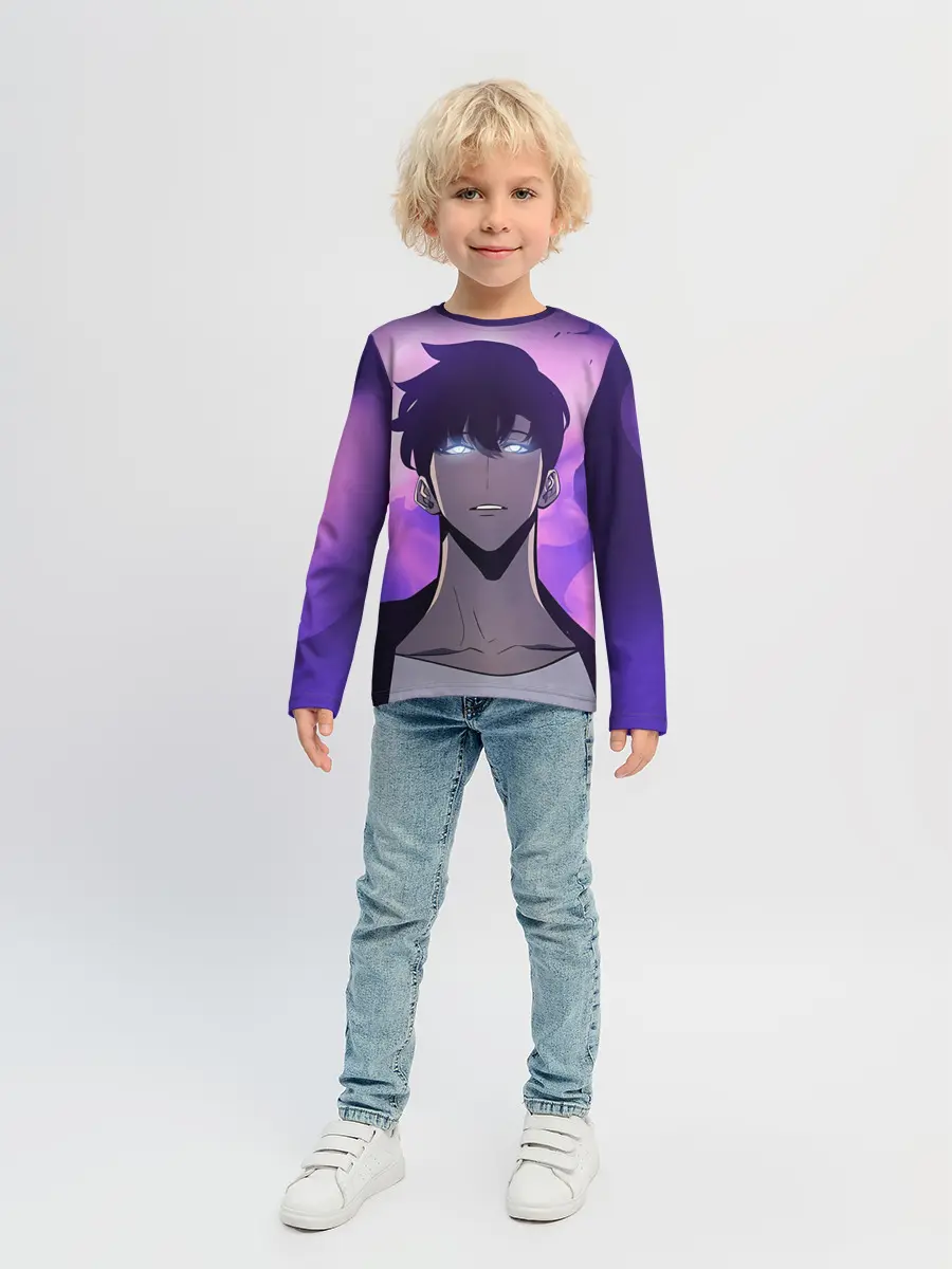 Детский лонгслив / Поднятие уровня в одиночку