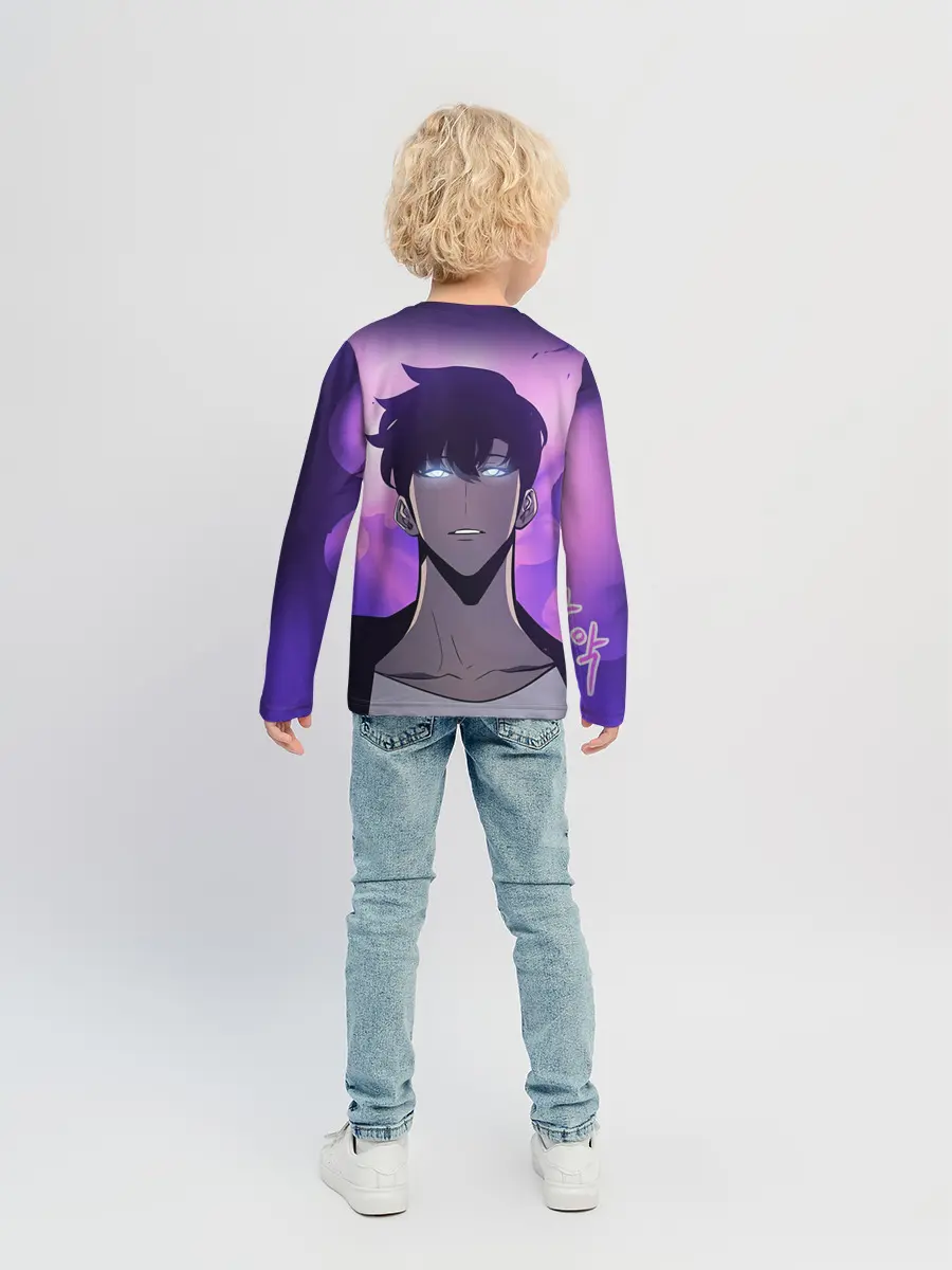 Детский лонгслив / Поднятие уровня в одиночку