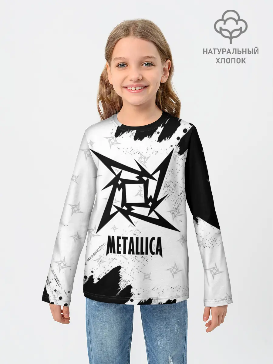 Детский лонгслив / METALLICA / МЕТАЛЛИКА