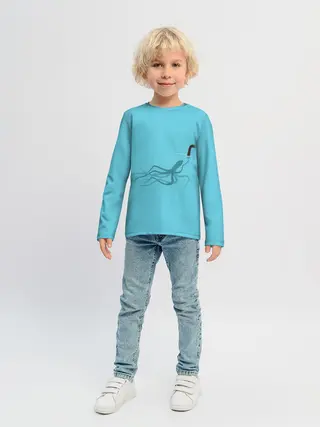 Детский лонгслив / Тайна Лох-несского чудовища