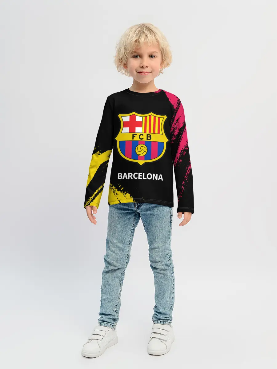 Детский лонгслив / BARCELONA / БАРСЕЛОНА
