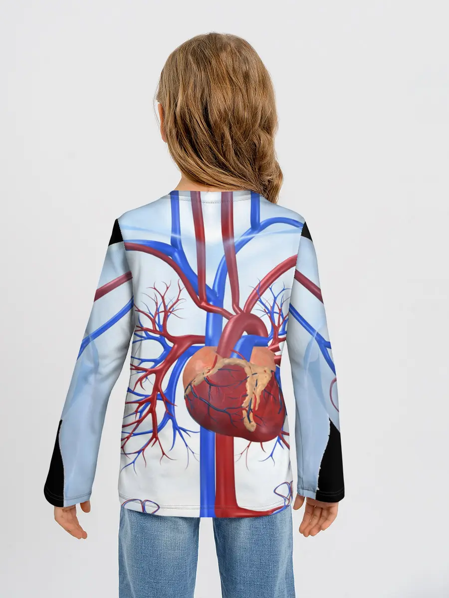 Детский лонгслив / Сердце