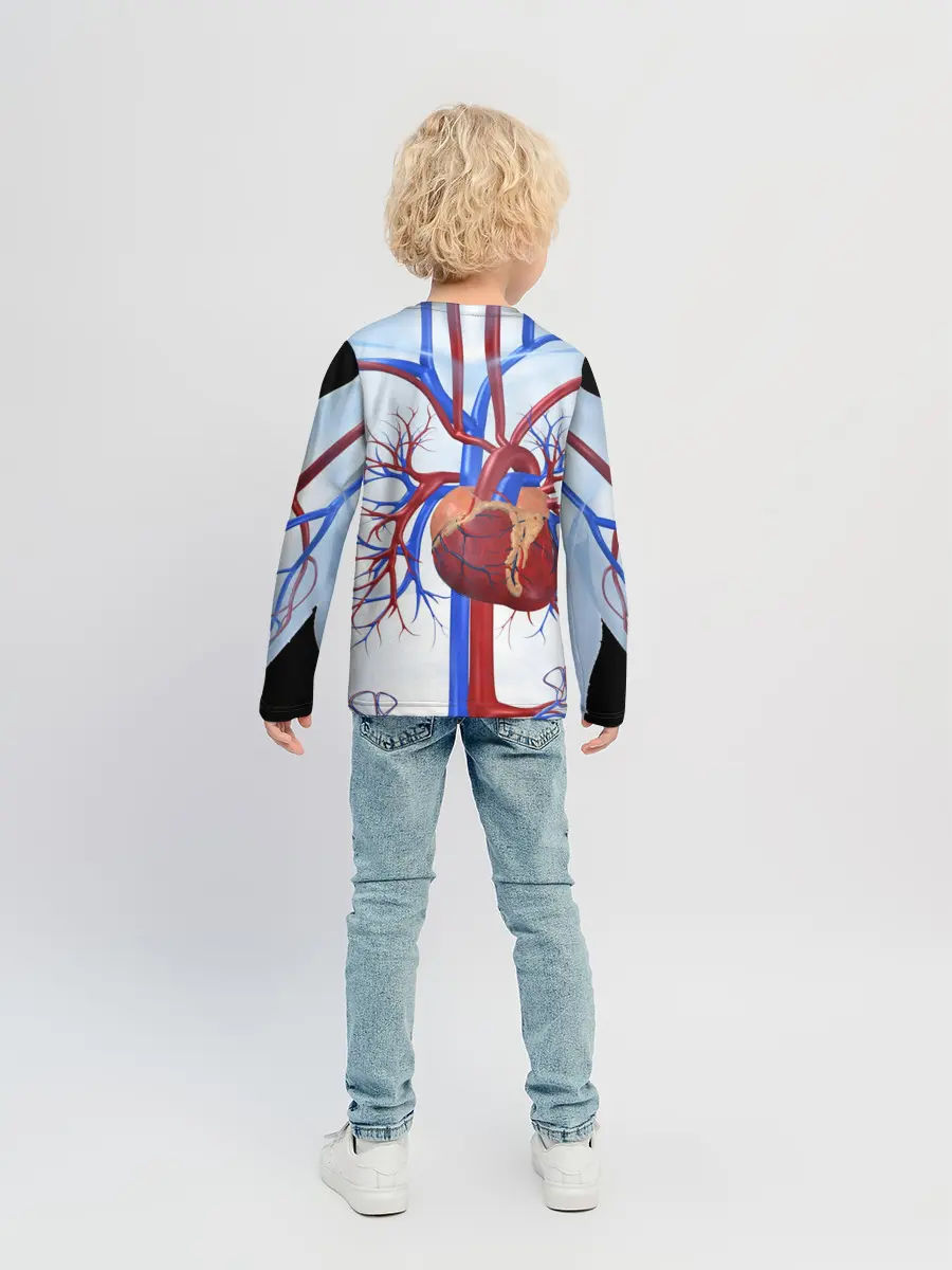 Детский лонгслив / Сердце