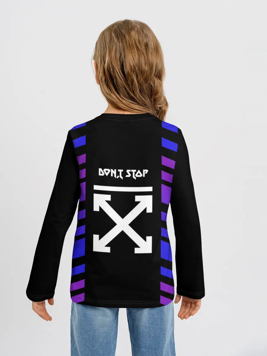 Детский лонгслив / Dont stop