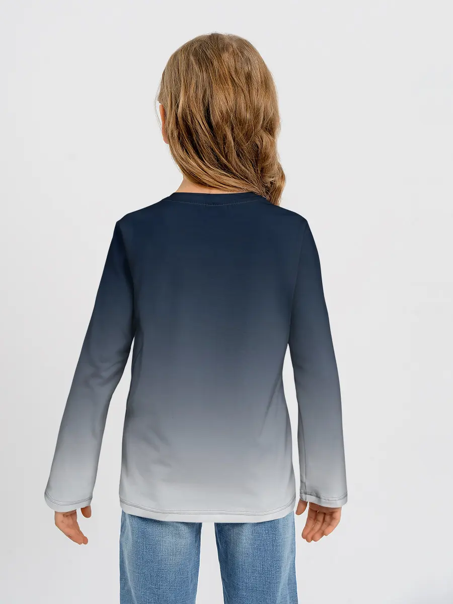 Детский лонгслив / Градиент