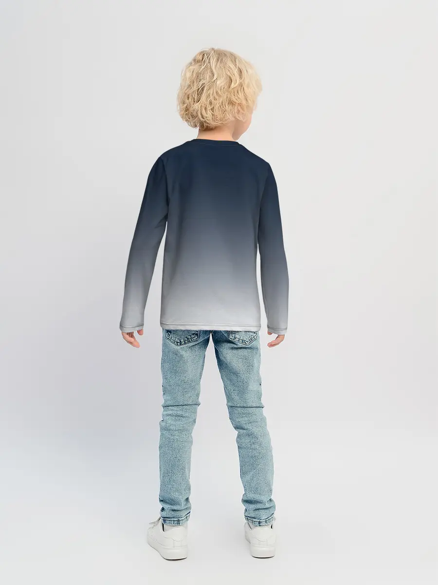 Детский лонгслив / Градиент