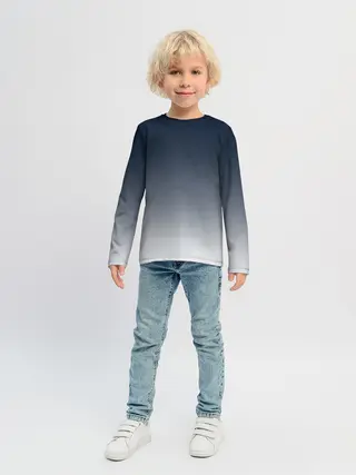 Детский лонгслив / Градиент