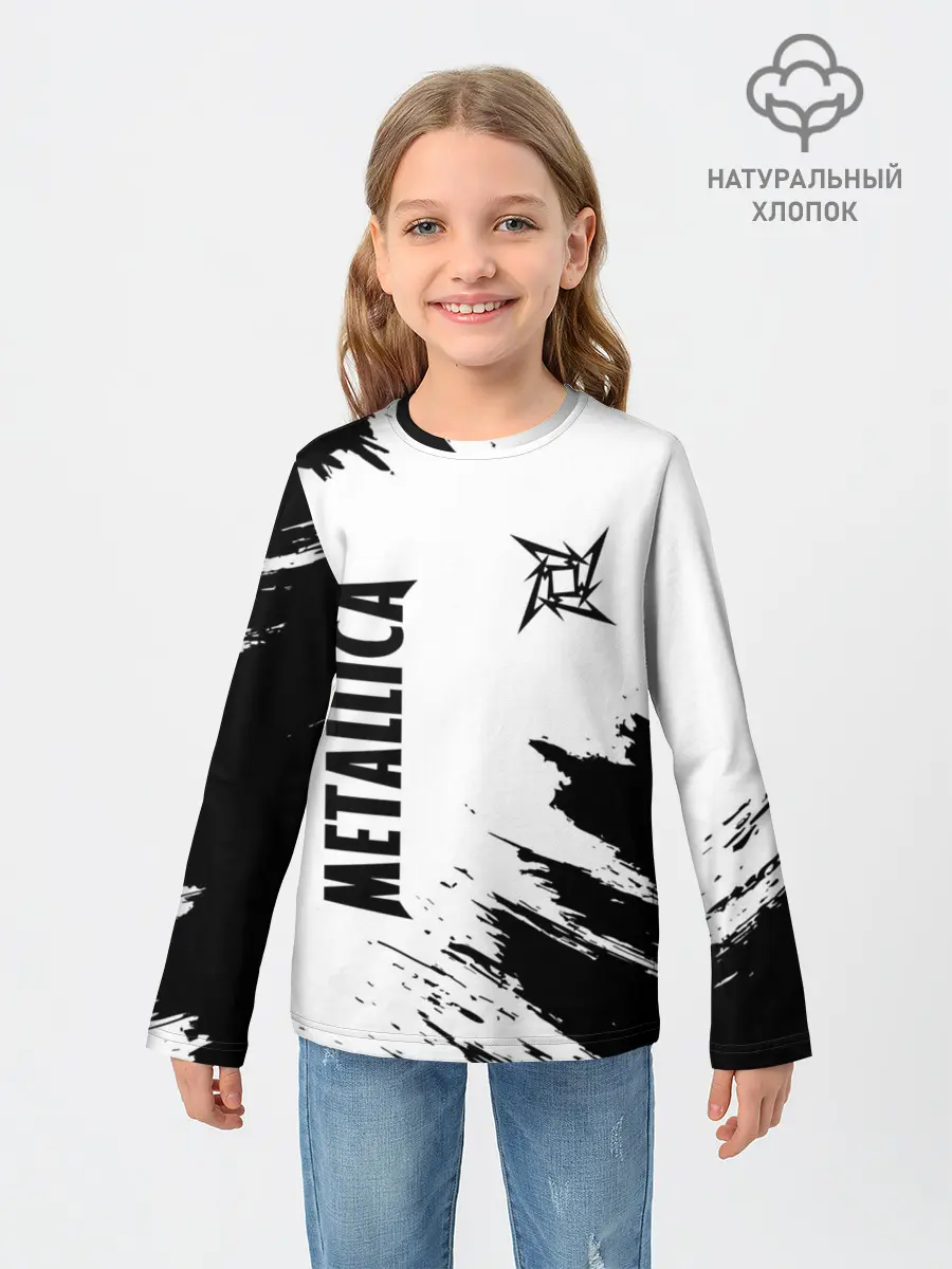 Детский лонгслив / METALLICA / МЕТАЛЛИКА
