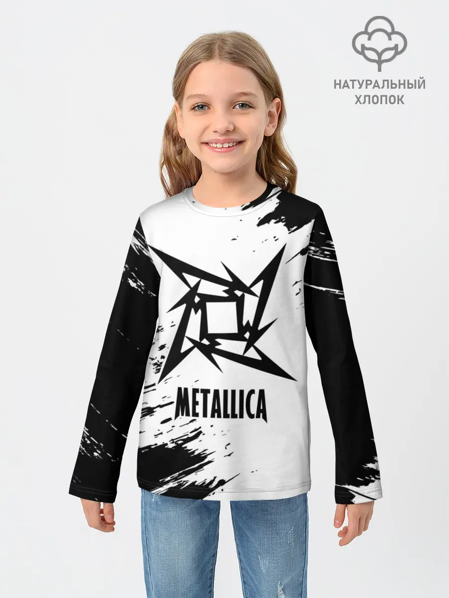 Детский лонгслив / METALLICA / МЕТАЛЛИКА