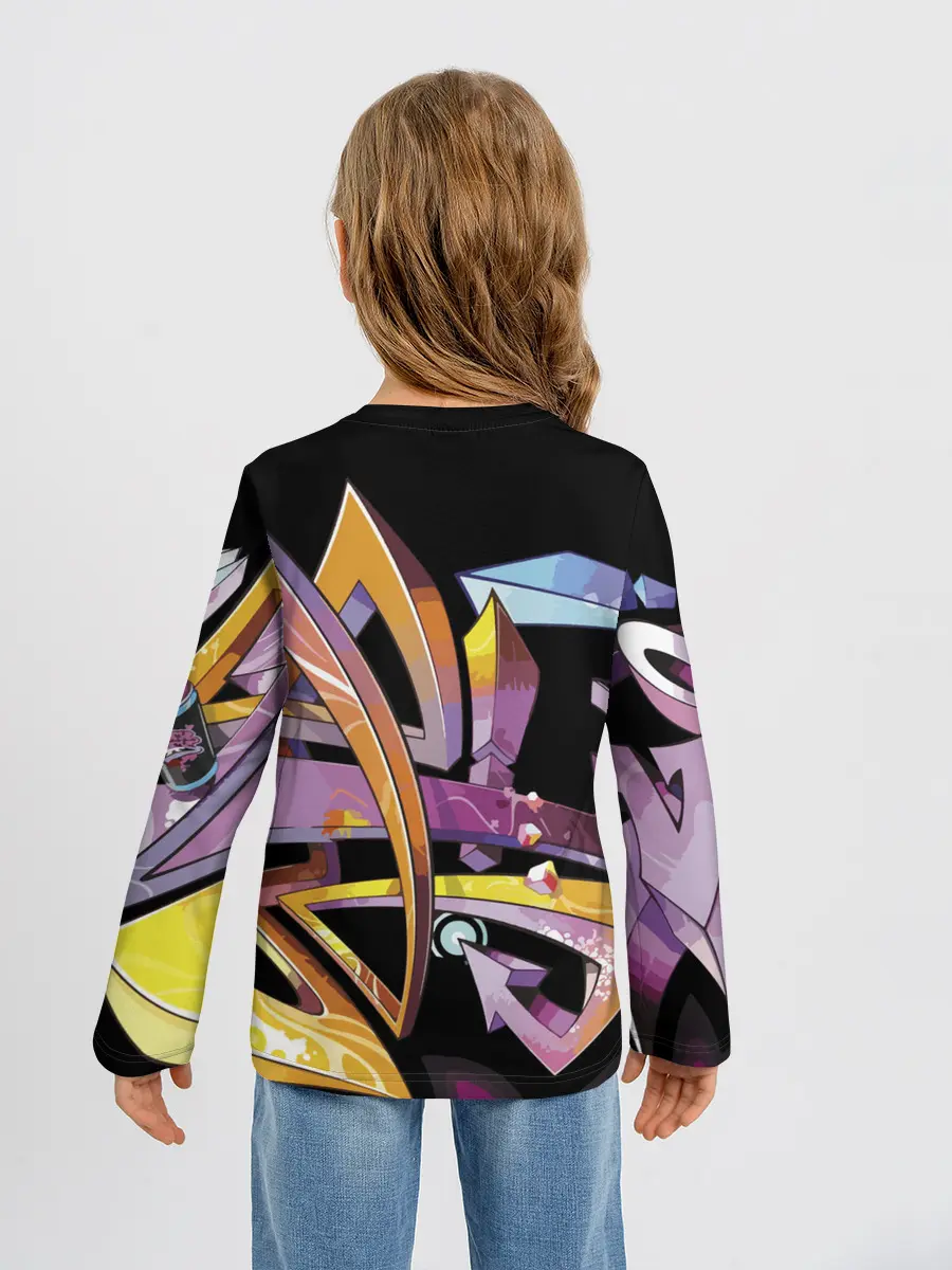 Детский лонгслив / Supergirl