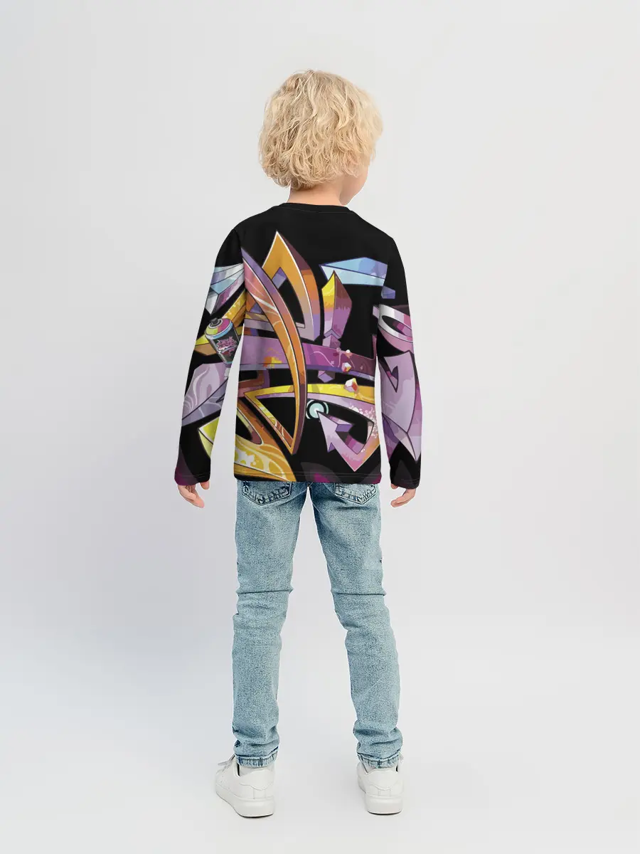 Детский лонгслив / Supergirl