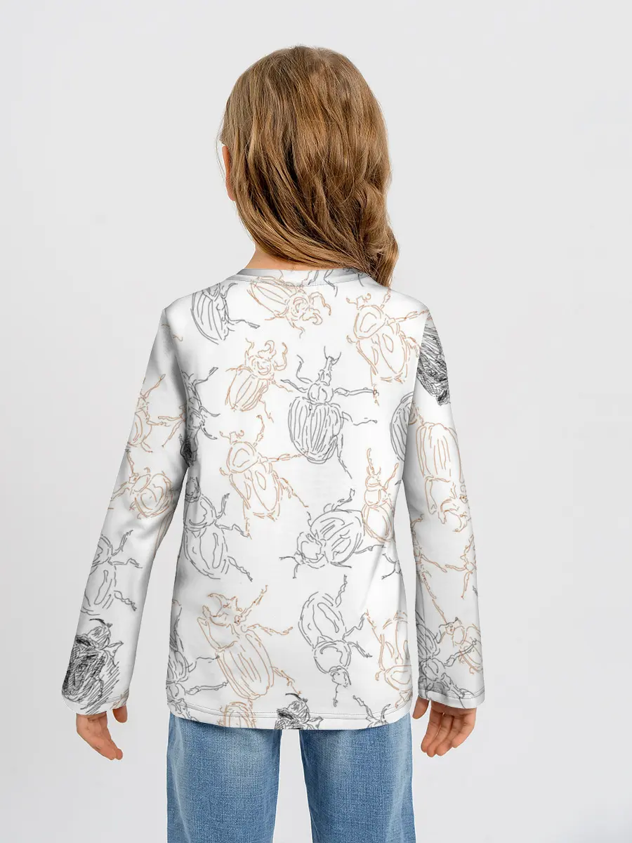 Детский лонгслив / Ползучие жучки