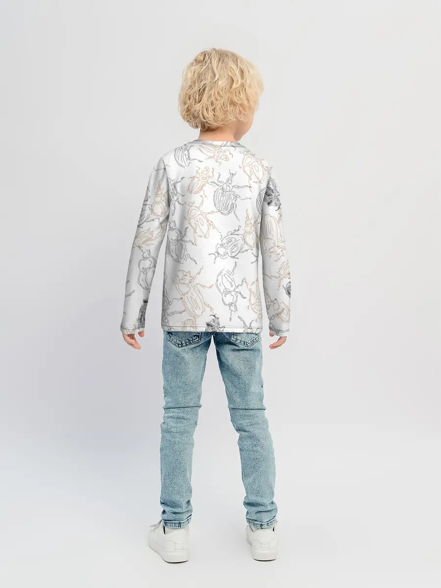 Детский лонгслив / Ползучие жучки