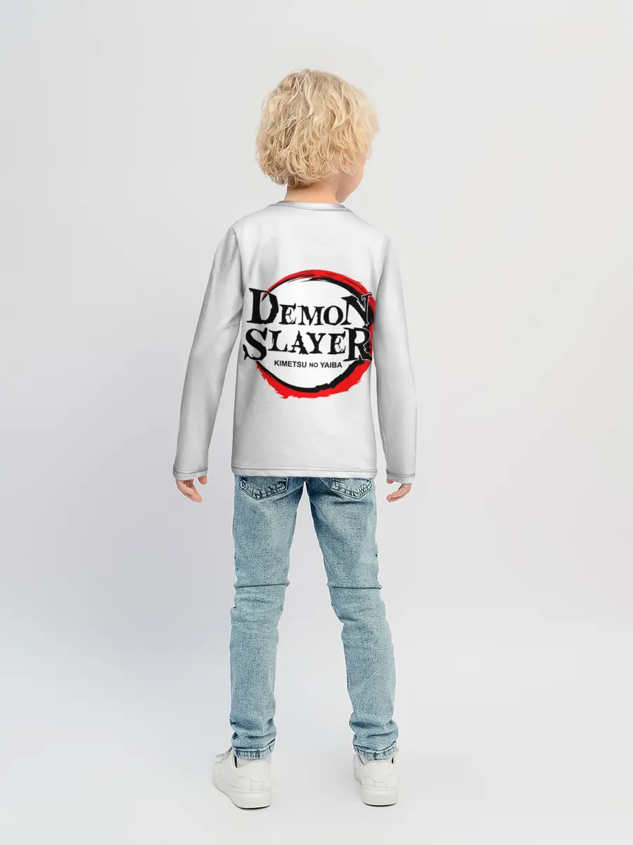 Детский лонгслив / Убийца Демонов постер