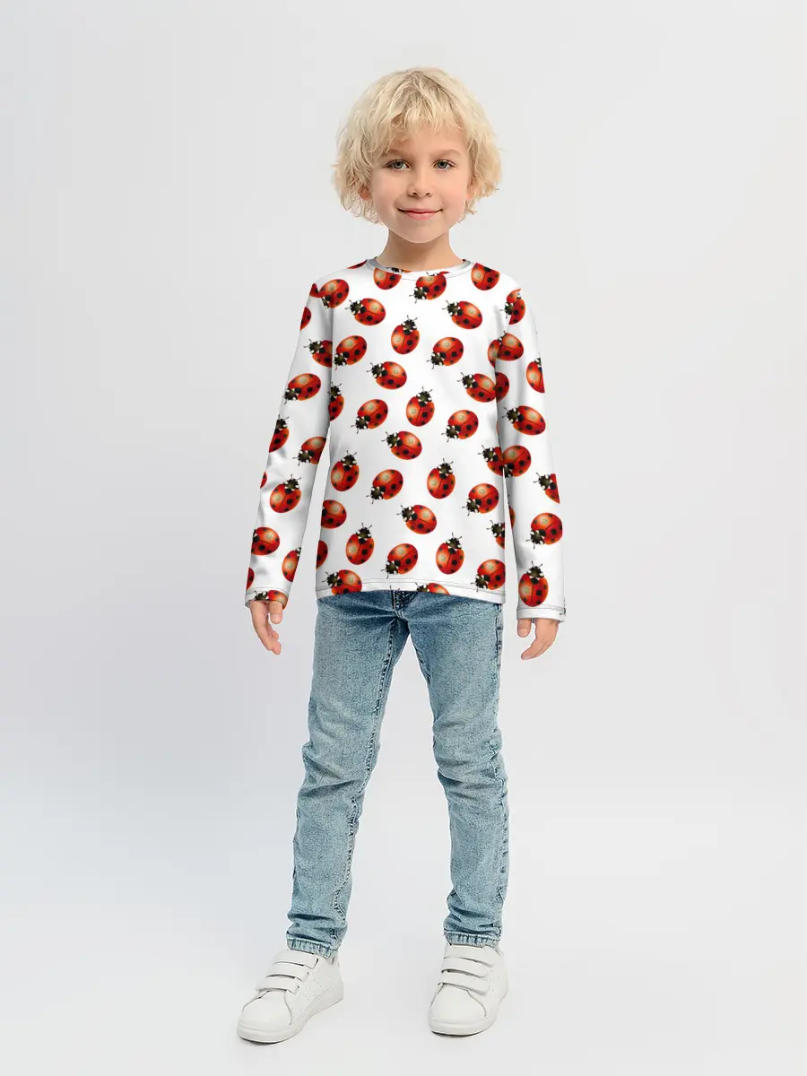 Детский лонгслив / Нашествие божьих коровок