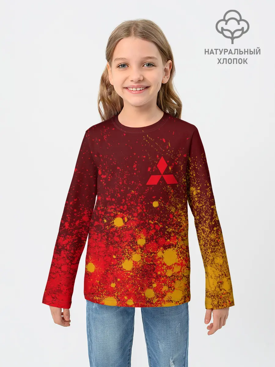 Детский лонгслив / MITSUBISHI / МИТСУБИСИ