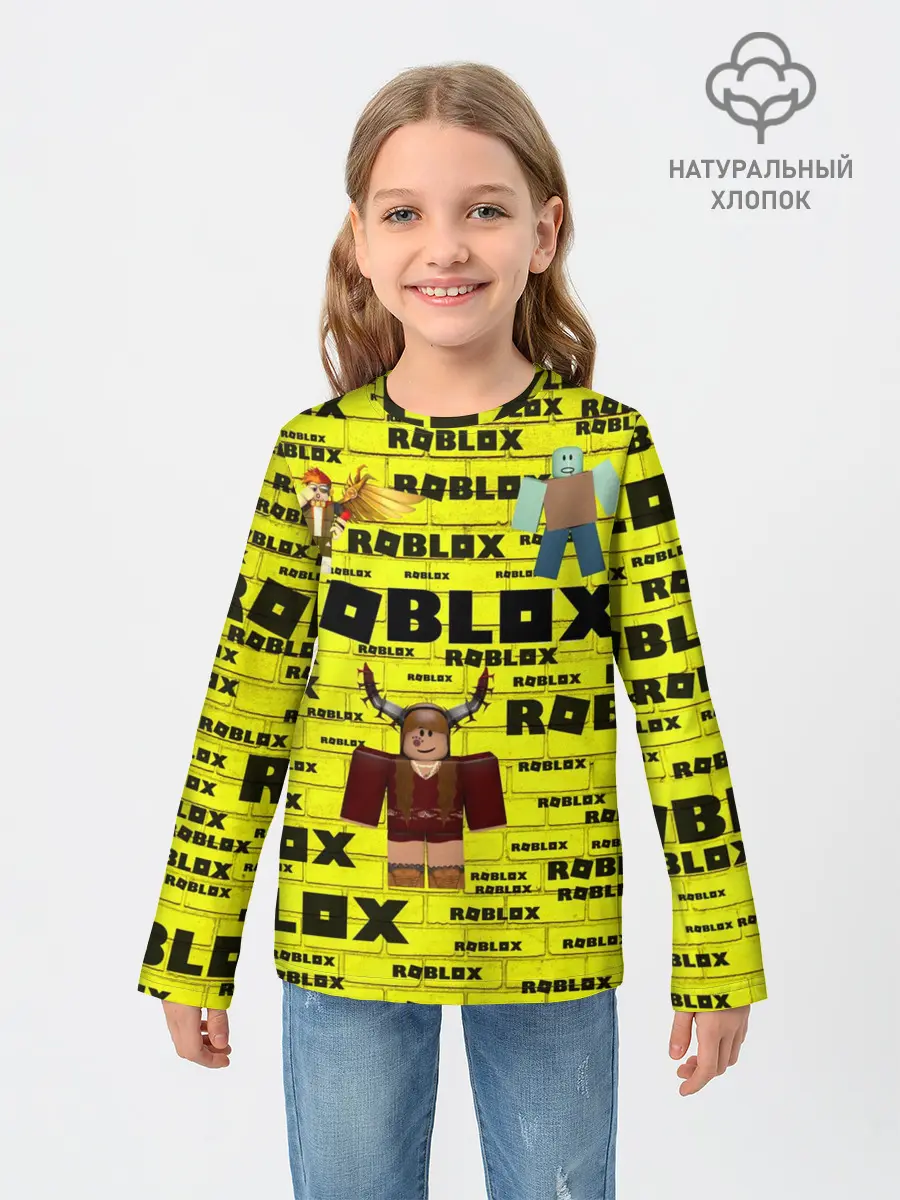 Детский лонгслив / роблокс