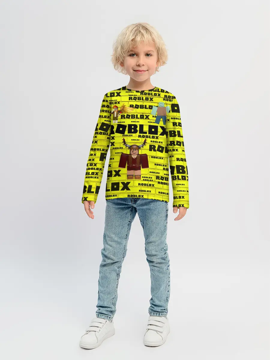 Детский лонгслив / роблокс