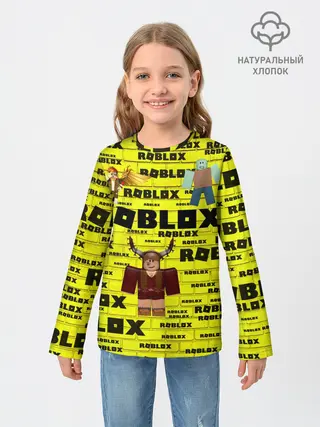 Детский лонгслив / роблокс