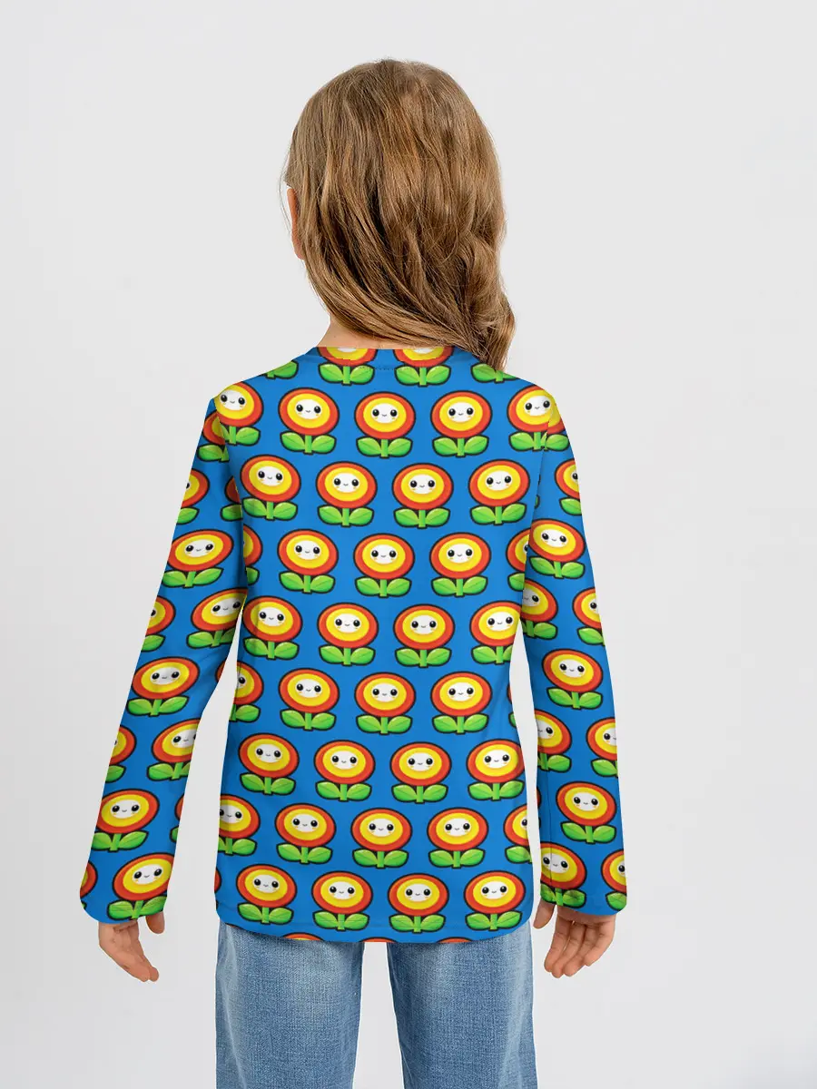 Детский лонгслив / Super Mario