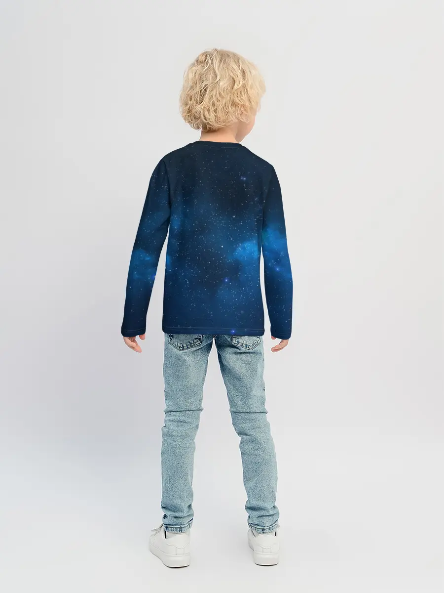 Детский лонгслив / млечный путь