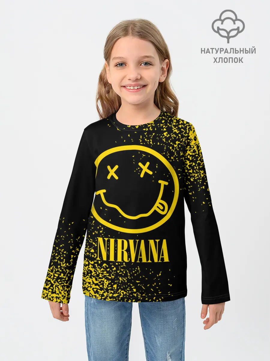 Детский лонгслив / NIRVANA / НИРВАНА