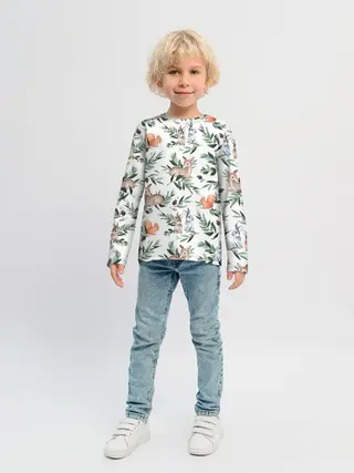 Детский лонгслив / Лесные животные