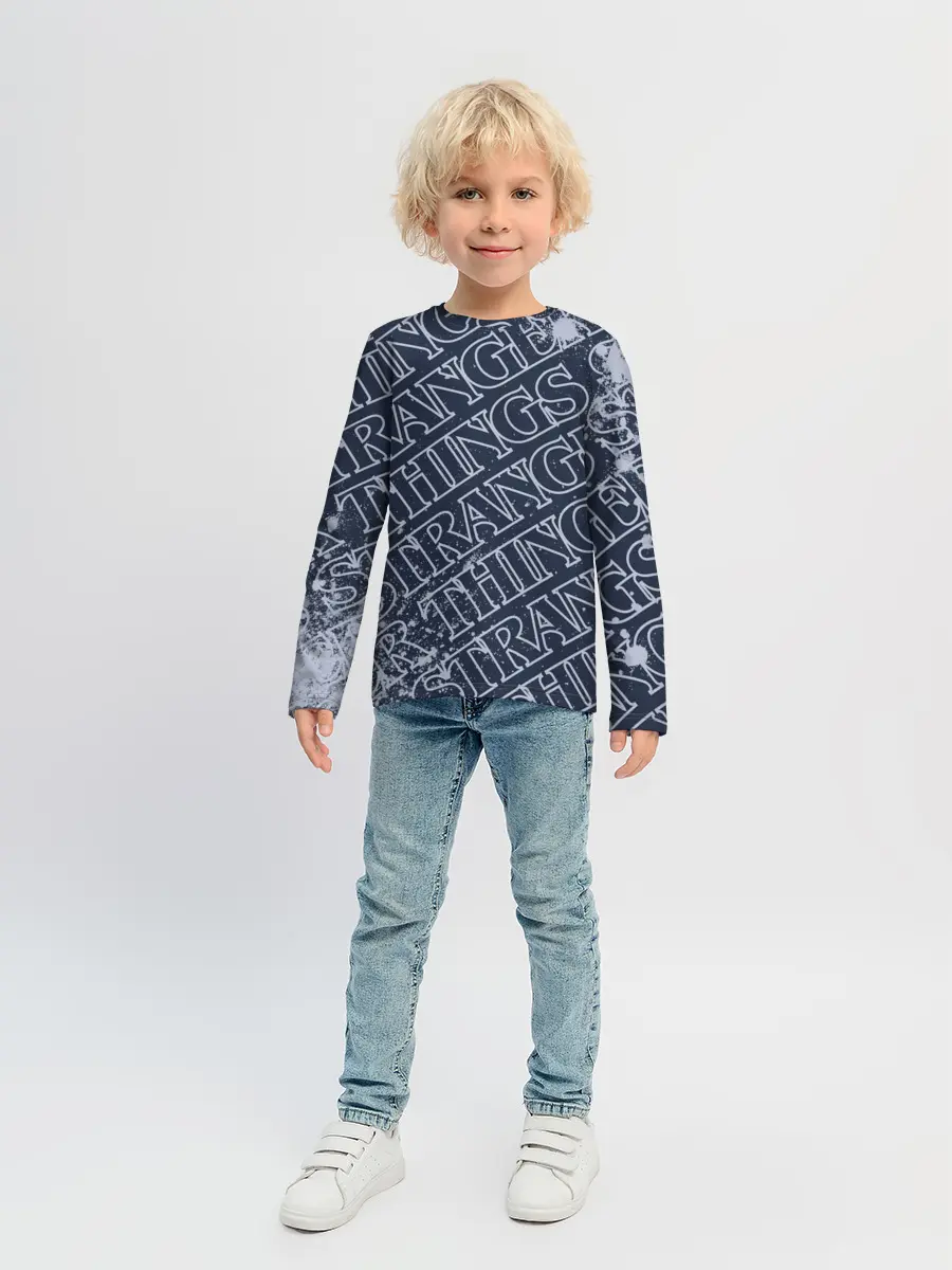 Детский лонгслив / ОЧЕНЬ СТРАННЫЕ ДЕЛА / STRANGER