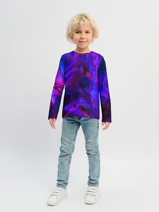 Детский лонгслив / Space