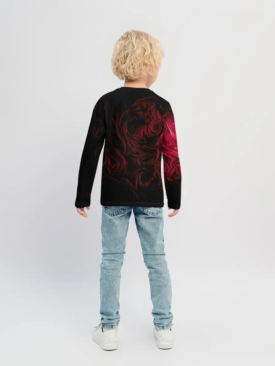 Детский лонгслив / Fire